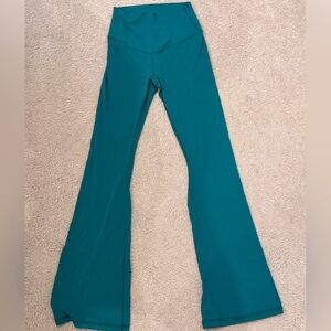 Offline by Aerie Teal Yoga Flare Pants. Women’s size medium.